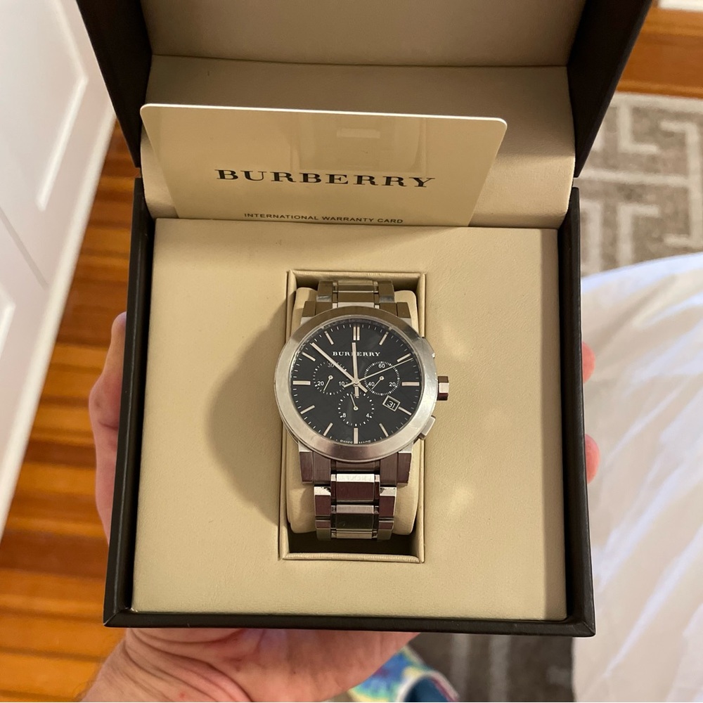 Burberry Watch 42mm Sapphire Crystal Stainless Steel The City